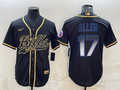 Men's Buffalo Bills Josh Allen Black Game Player Jersey Joint Edition