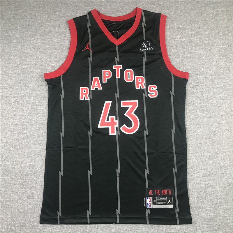 Men's Toronto Raptors Pascal Siakam Black 2020/21 Swingman Jersey