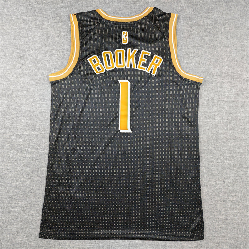 Men's Phoenix Suns Devin Booker Black Select Series Swingman Jersey