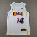 Men's Miami Heat Tyler Herro White 2022/23 Fastbreak Jersey - City Edition