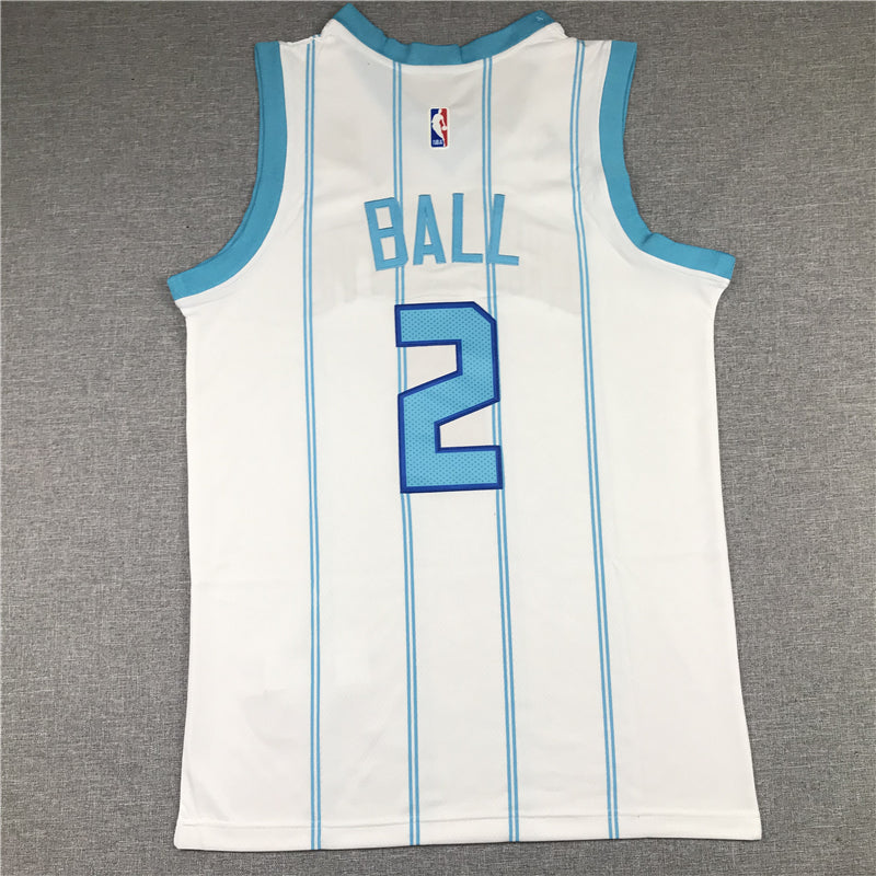 Men's Charlotte Hornets LaMelo Ball White 2020-21 swingman jersey
