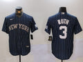 Men's New York Yankees Babe Ruth Navy Player Jersey