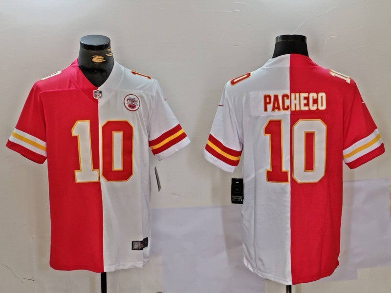 Men's Kansas City Chiefs Isiah Pacheco Red/White Game Player Jersey