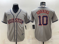 Men's Houston Astros Yuli Gurriel Gray Replica Player Jersey
