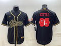 Men's San Francisco 49ers George Kittle Black Game Player Jersey Joint Edition
