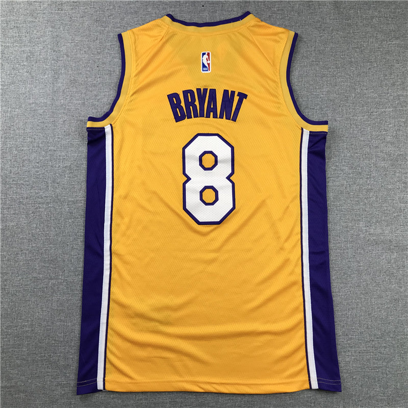 Men's Los Angeles Lakers Kobe Bryant Yellow Swingman Player Jersey