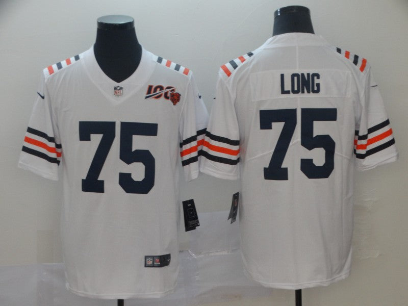 Men's Chicago Bears Kyle Long White Game Jersey