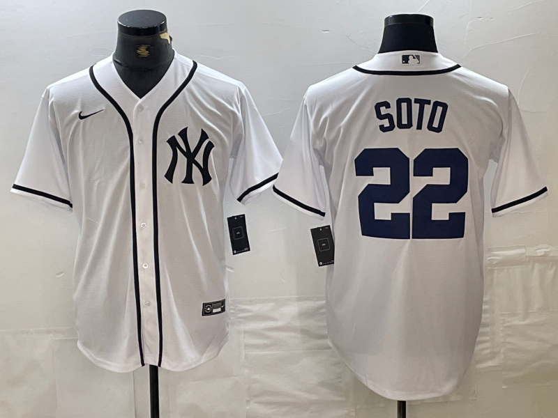 Men's New York Yankees Juan Soto White Limited Game Jersey