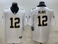 Men's New Orleans Saints Chris Olave White Game Jersey