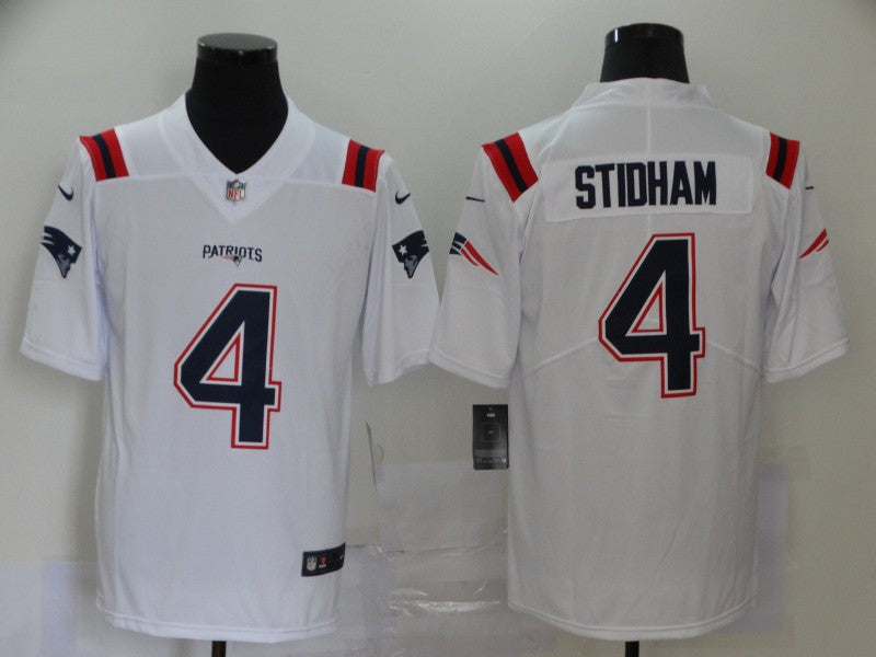 Men's New England Patriots Jarrett Stidham White Game Jersey