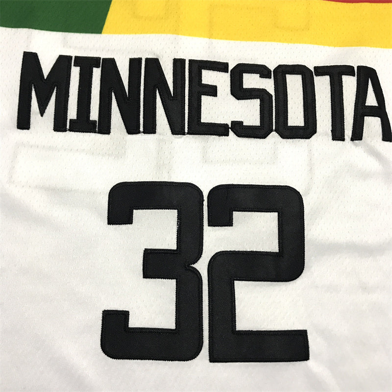 Men's Minnesota Timberwolves Karl-Anthony Towns White Swingman Jersey - City Edition