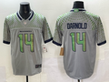 Men's Seattle Seahawks Sam Darnold Wolf Gray 2025 Rivalries Collection Limited Jersey