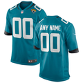 Men's Jacksonville Jaguars Teal Custom Team Game Jersey