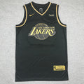Men's Los Angeles Lakers LeBron James NBA Black Swingman Player Jersey