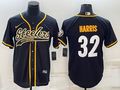 Men's Pittsburgh Steelers Franco Harris Black Vapor Limited Jersey