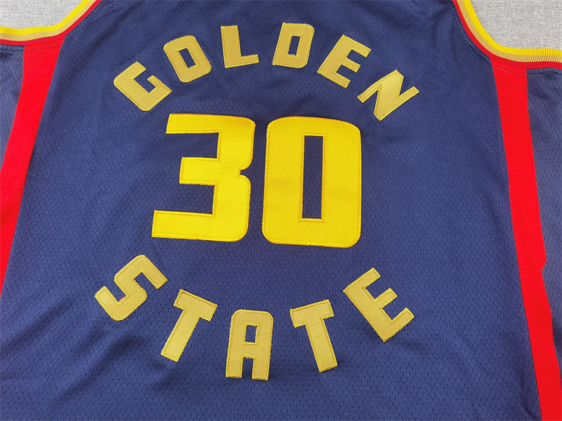 Men's Golden State Warriors Stephen Curry Navy 2024/25 Swingman Player Jersey - City Edition