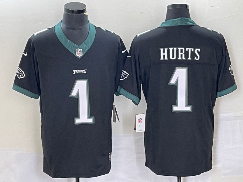 Men's Philadelphia Eagles Jalen Hurts Black Game Jersey