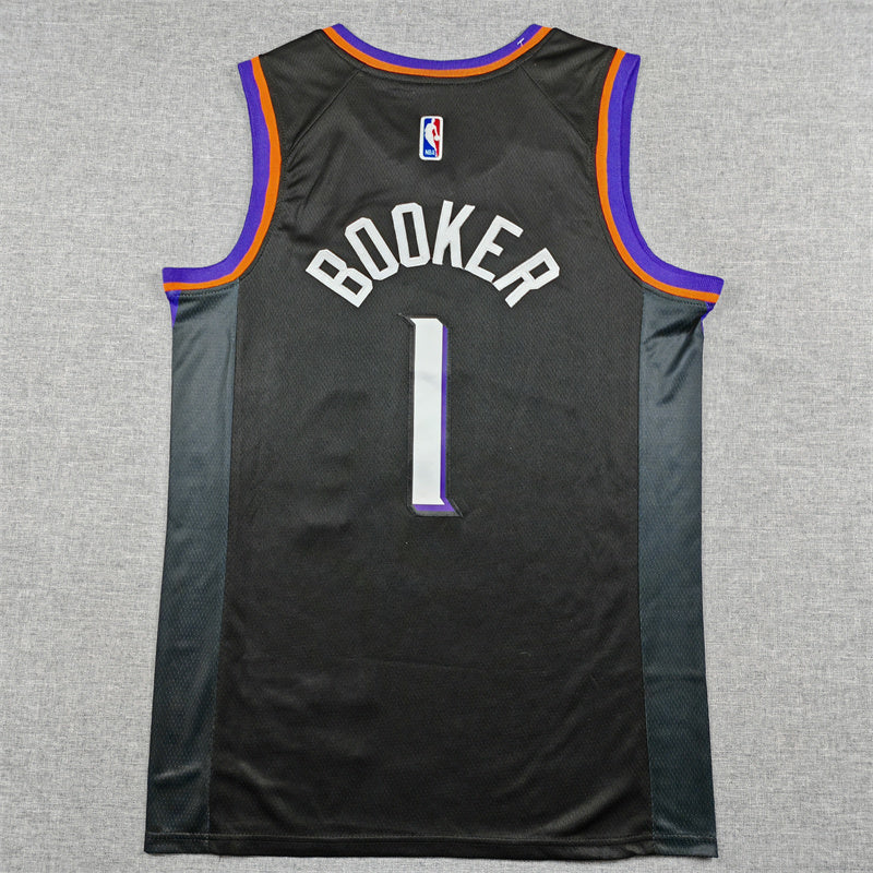 Men's Phoenix Suns Devin Booker Black Swingman Jersey - Statement Edition