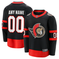 Men's Ottawa Senators Fanatics Black Custom Jersey