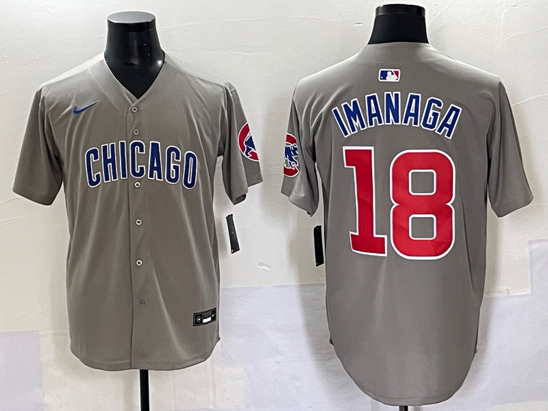 Men's Chicago Cubs Shota Imanaga Gray Limited Player Jersey