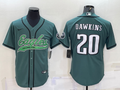 Men's Philadelphia Eagles Brian Dawkins Midnight Green Game Jersey Joint Edition