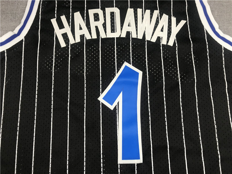 Men's Orlando Magic Penny Hardaway Black Hardwood Classics Swingman Jersey