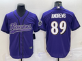 Men's Baltimore Ravens Mark Andrews Purple Game Jersey Joint Edition