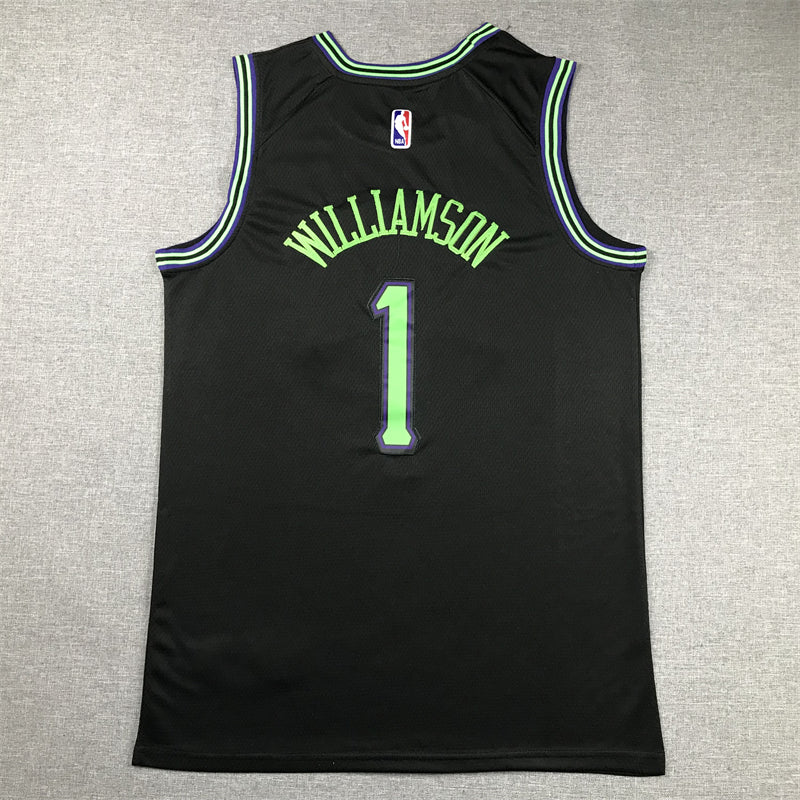 Men's New Orleans Pelicans Zion Williamson Black 2023/24 Swingman Jersey - City Edition
