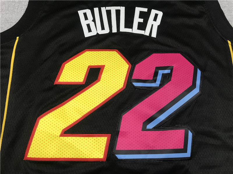 Men's Miami Heat Jimmy Butler Black Swingman Player Jersey - City Edition