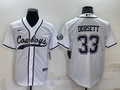 Men's Dallas Cowboys Tony Dorsett White Game Jersey Joint Edition