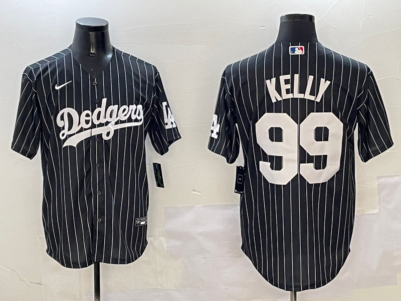 Men's Los Angeles Dodgers Joe Kelly Black Alternate Limited Player Jersey