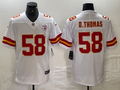 Men's Kansas City Chiefs Derrick Thomas White Game Player Jersey