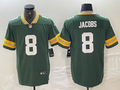 Men's Green Bay Packers Josh Jacobs Green Game Player Jersey