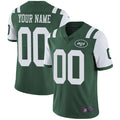 Men's New York Jets Green Classic Alternate Custom Replica Jersey