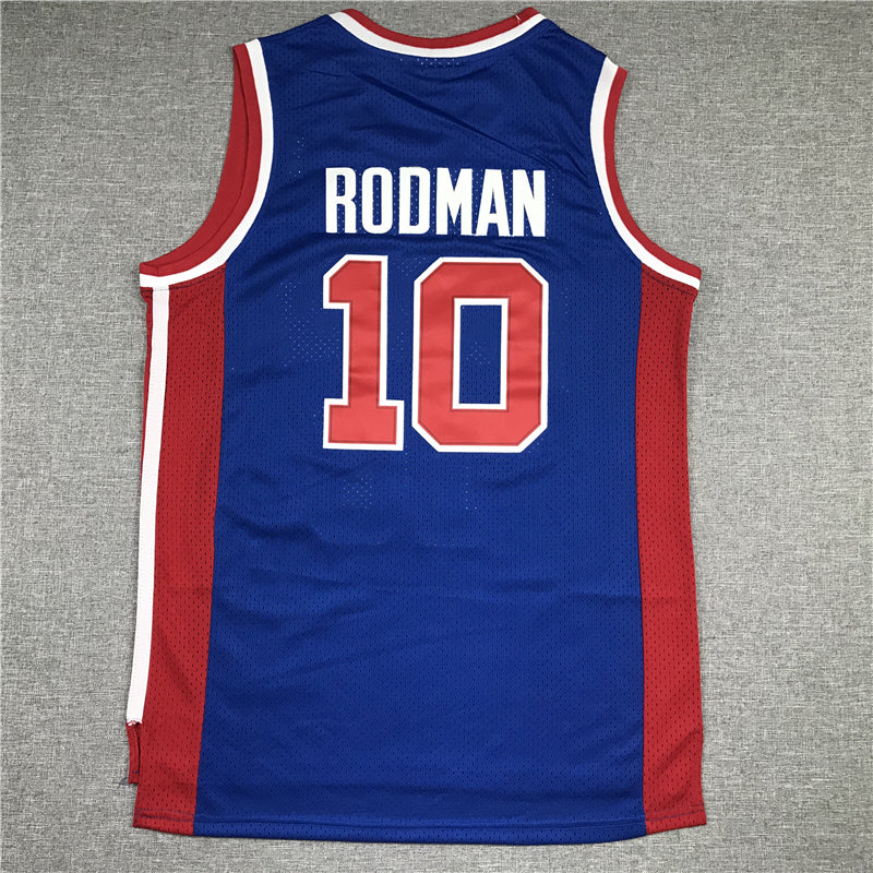 Men's Detroit Pistons Dennis Rodman 1988-89 Hardwood Classics Swingman Jersey