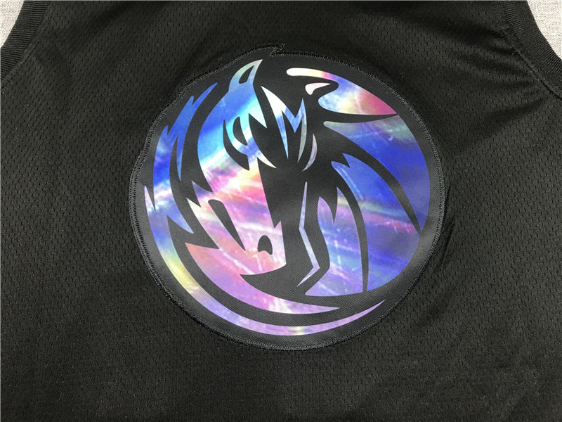 Men's Dallas Mavericks Luka Doncic Black Swingman Game Jersey