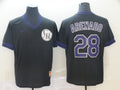 Men's Colorado Rockies Nolan Arenado Black Replica Player Jersey