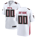 Men's Atlanta Falcons White Custom Game Jersey