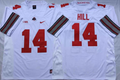 Men's Ohio State Buckeyes K.J. Hill White Player Game Jersey
