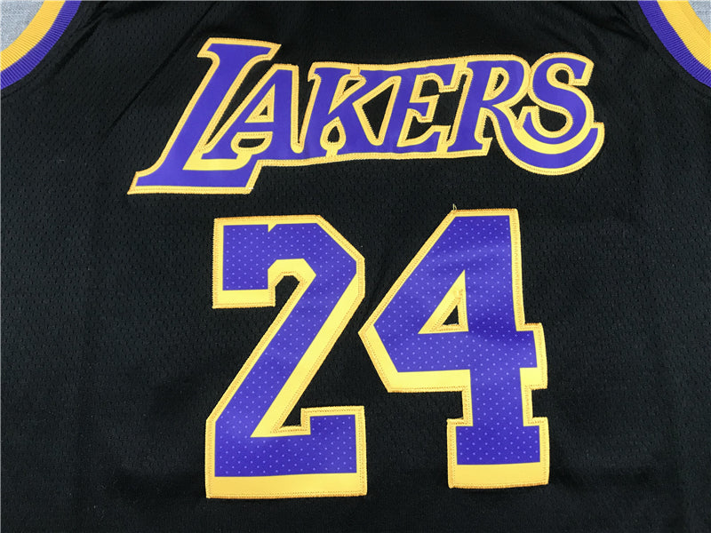 Men's Los Angeles Lakers Kobe Bryant Black 2020/21 Swingman Player Jersey