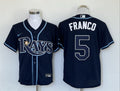 Men's Tampa Bay Rays Wander Franco Navy Replica Baseball Jersey