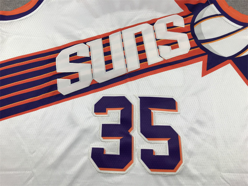 Men's Phoenix Suns Kevin Durant White 2023/24 Fast Break Replica Jersey - Association Edition