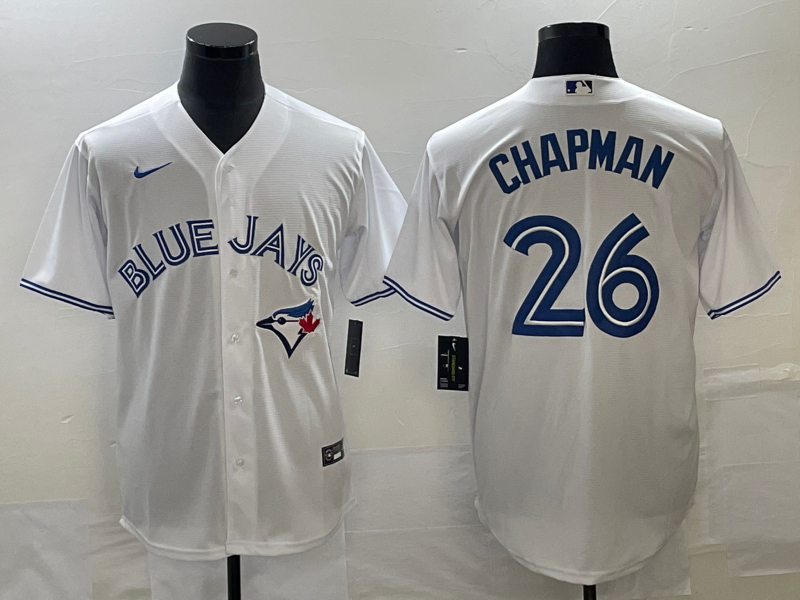 Men's Toronto Blue Jays Matt Chapman White Replica Player Jersey