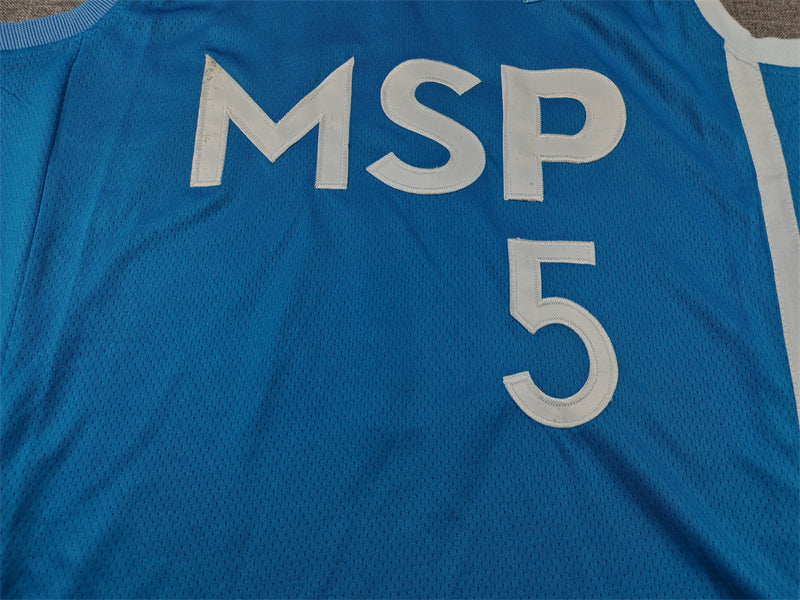 Men's Minnesota Timberwolves Anthony Edwards Blue Swingman Jersey