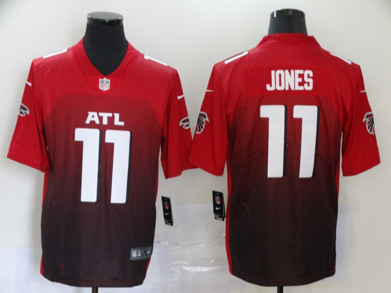 Men's Atlanta Falcons Julio Jones Red 2nd Alternate Game Jersey