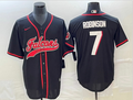Men's Atlanta Falcons Bijan Robinson Black Game Jersey Joint Edition