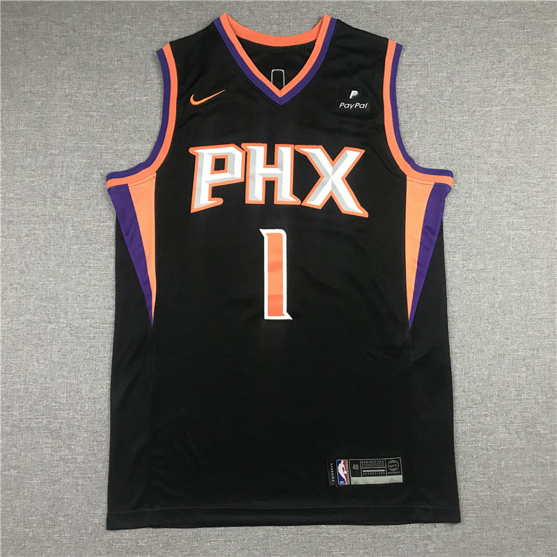 Men's Phoenix Suns Devin Booker NBA Black Replica Jersey - City Edition