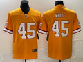 Men's Tampa Bay Buccaneers Devin White Orange Throwback Game Jersey