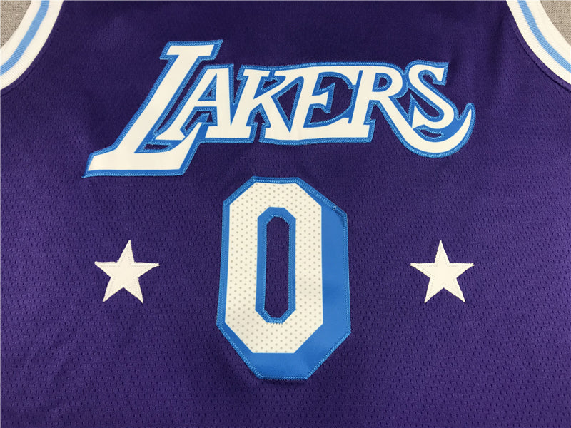 Men's Los Angeles Lakers Russell Westbrook Purple 2021/22 Swingman Jersey