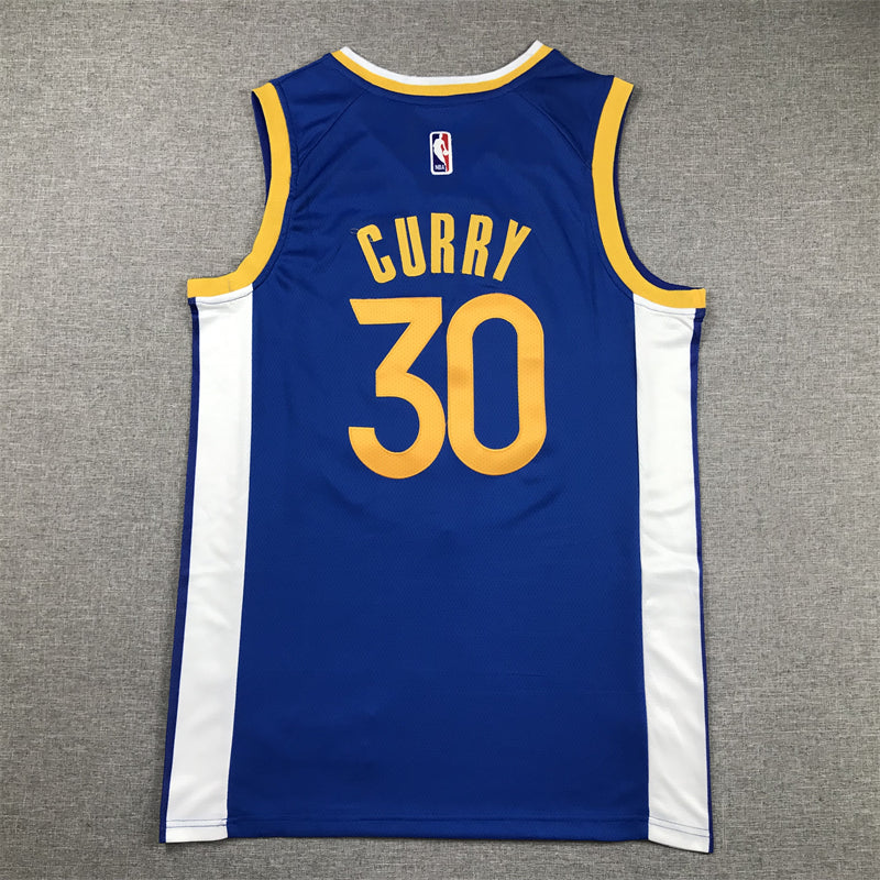 Men's Golden State Warriors Stephen Curry Royal 2022/23 Fast Break Replica Player Jersey - Icon Edition